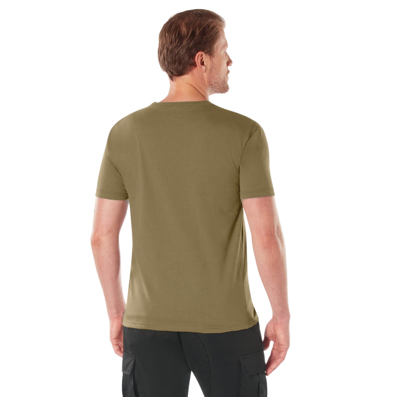 Rothco Men's Athletic Fit Solid Color Military T-Shirt - 3XL