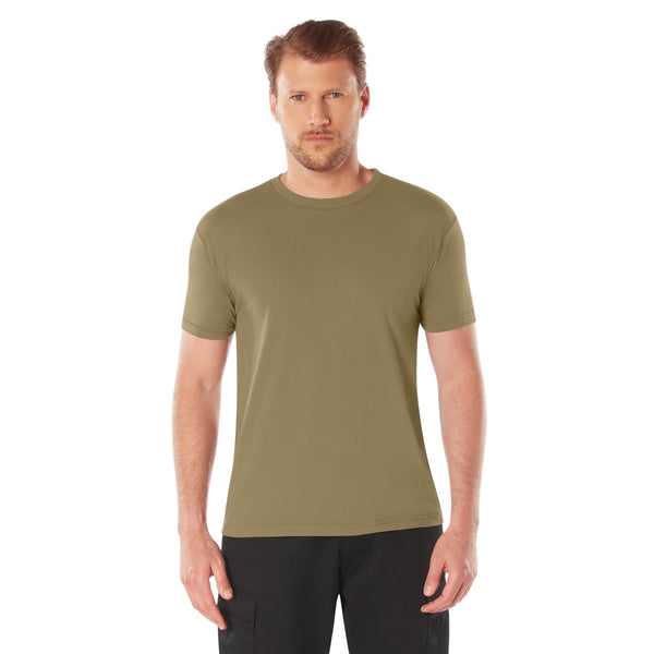 Rothco Men's Athletic Fit Solid Color Military T-Shirt - 3XL