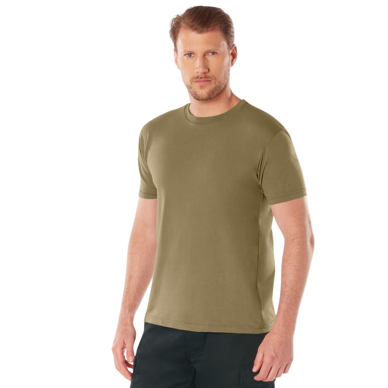 Rothco Men's Athletic Fit Solid Color Military T-Shirt - 3XL