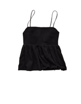 American Eagle Womens AE Sunchaser Babydoll Smocked Tank Top