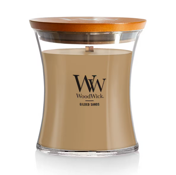 WoodWick Medium Hourglass Candle - Gilded Sands