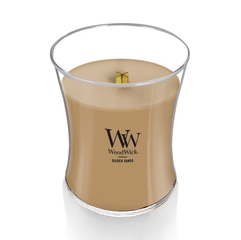 WoodWick Medium Hourglass Candle - Gilded Sands