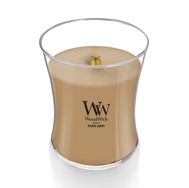 WoodWick Medium Hourglass Candle - Gilded Sands