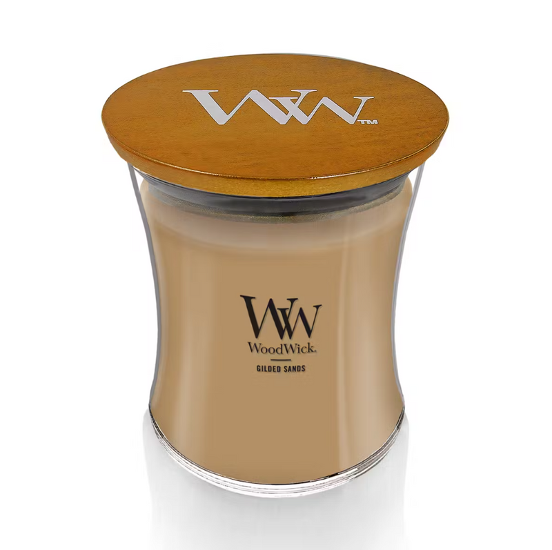 WoodWick Medium Hourglass Candle - Gilded Sands