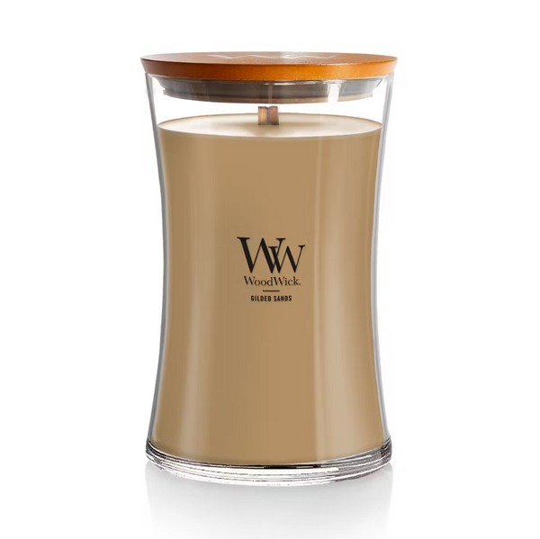 WoodWick Large Hourglass Candle - Gilded Sands