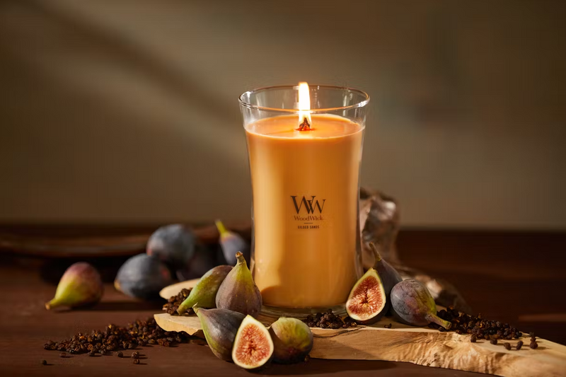 WoodWick Large Hourglass Candle - Gilded Sands