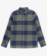 Vans Mens Larkspur Plaid Flannel Shirt
