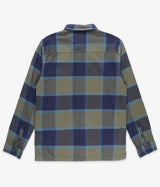 Vans Mens Larkspur Plaid Flannel Shirt