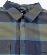 Vans Mens Larkspur Plaid Flannel Shirt