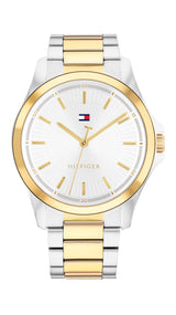 Tommy Hilfiger Mens Bruce 43mm Two-Tone Sport Watch
