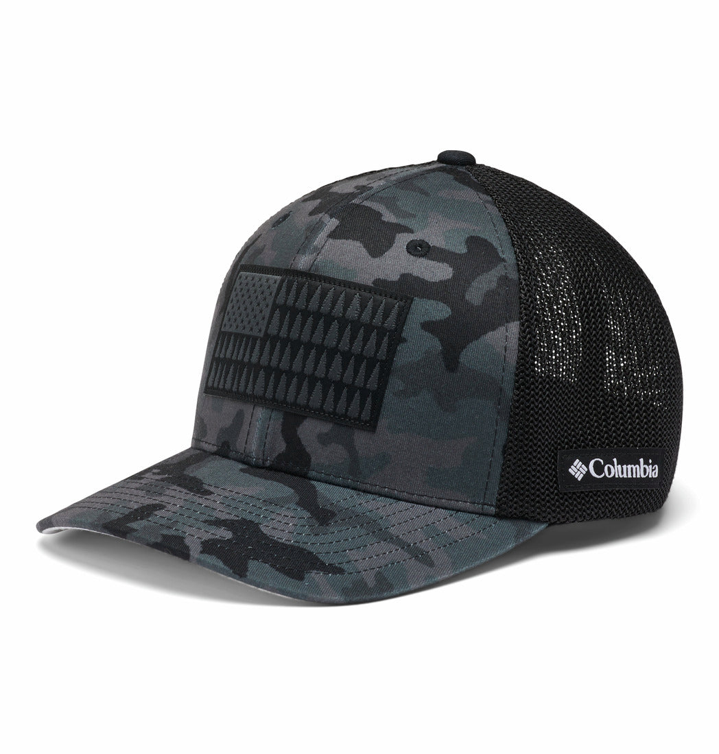公式 HOPE ON THE STAGE_FINAL Mesh Ball Cap Columbia Unisex PFG Hooks Mesh Ball Cap, Bluebell/Cool Grey