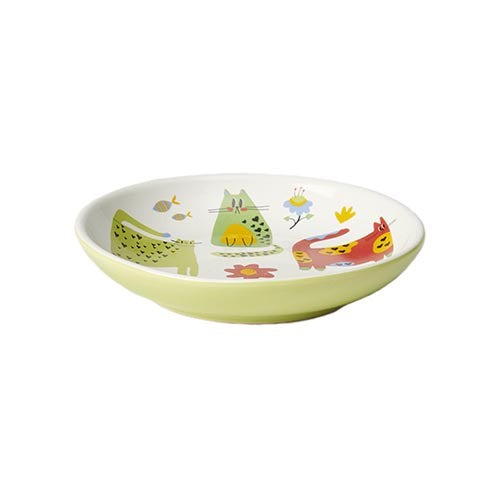 PetRageous Love Cat Stonewear Cat Saucer
