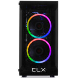 CLX SET Gaming Desktop - Intel Core i7 10700F 2.9GHz 8-Core Processor, 16GB DDR4 Memory, GeForce RTX 3050 8GB GDDR6 Graphics, 500GB M.2 NVMe SSD, 2TB HDD, WiFi, Black CLX Edition Karnak MicroATX Tower RGB Fans, Windows 11 Home 64-bit