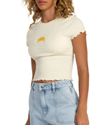RVCA Womens Shine Baby Short Sleeve T-Shirt