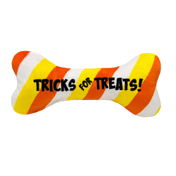 Huxley & Kent Tricks for Treats Bone Plush Dog Toy