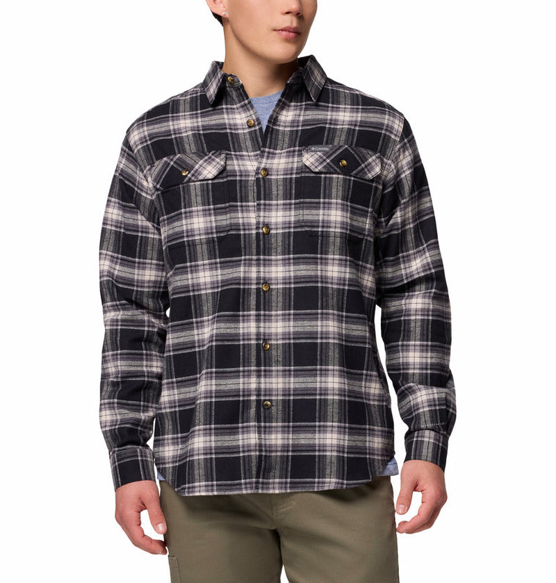Columbia Mens Flare Gun Stretch Long Sleeve Flannel Shirt