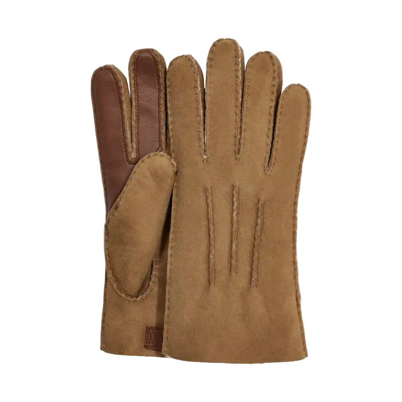 UGG Mens Contrast Sheepskin Tech Gloves