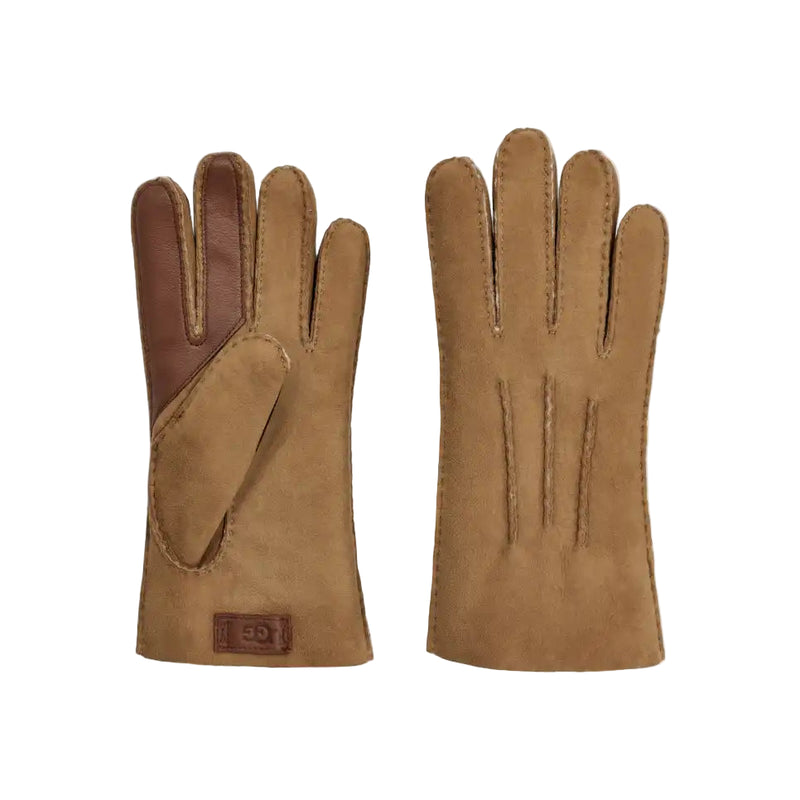 UGG Mens Contrast Sheepskin Tech Gloves