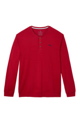 Tommy Bahama Mens Solid Knit Long Sleeve T-Shirt