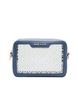 Anne Klein Logo Detail Clear Crossbody Handbag
