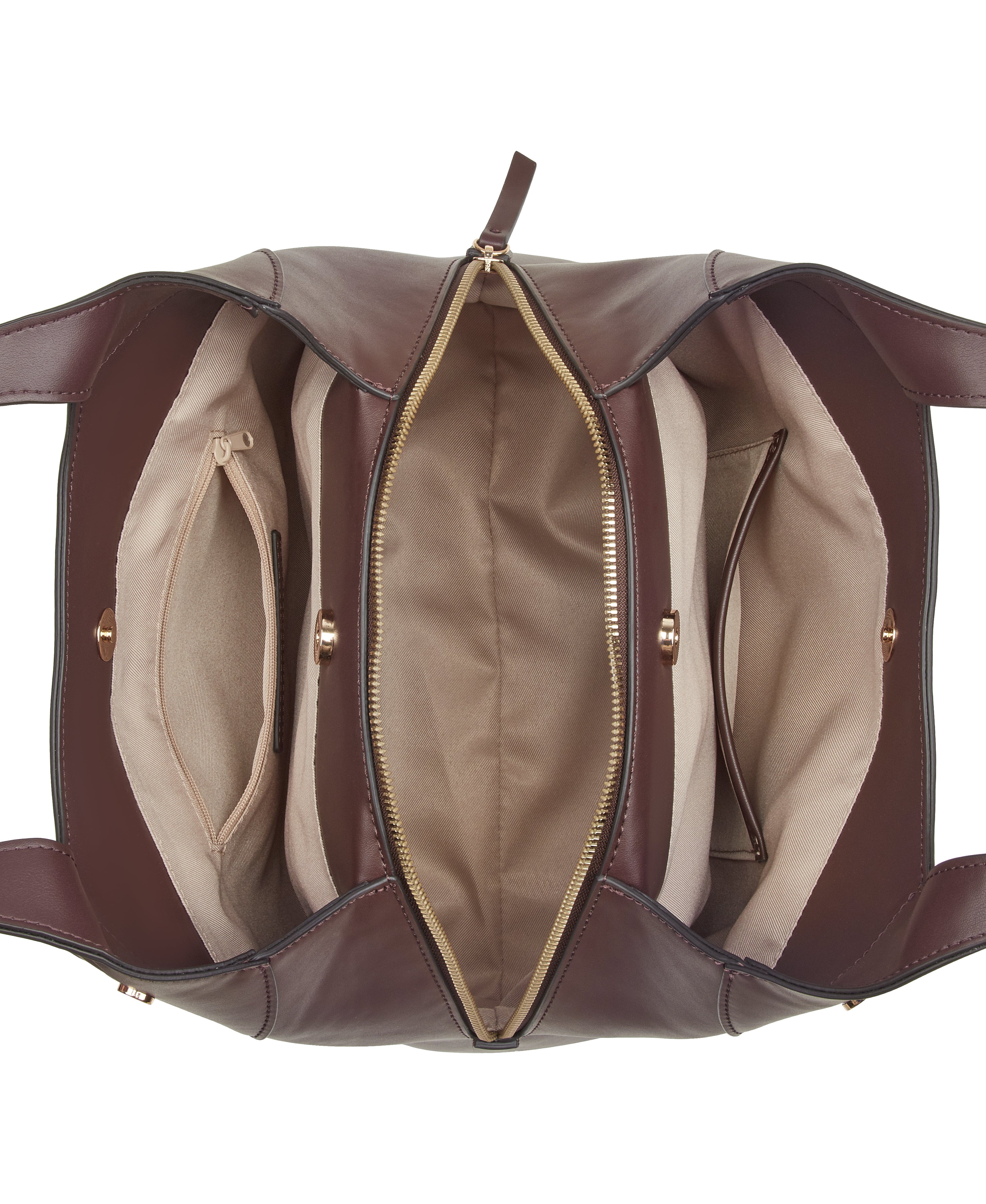 Nine West Eamon Triple Compartment Shoulder Handbag