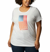 Columbia Womens Daisy Days Graphic Short Sleeve T-Shirt
