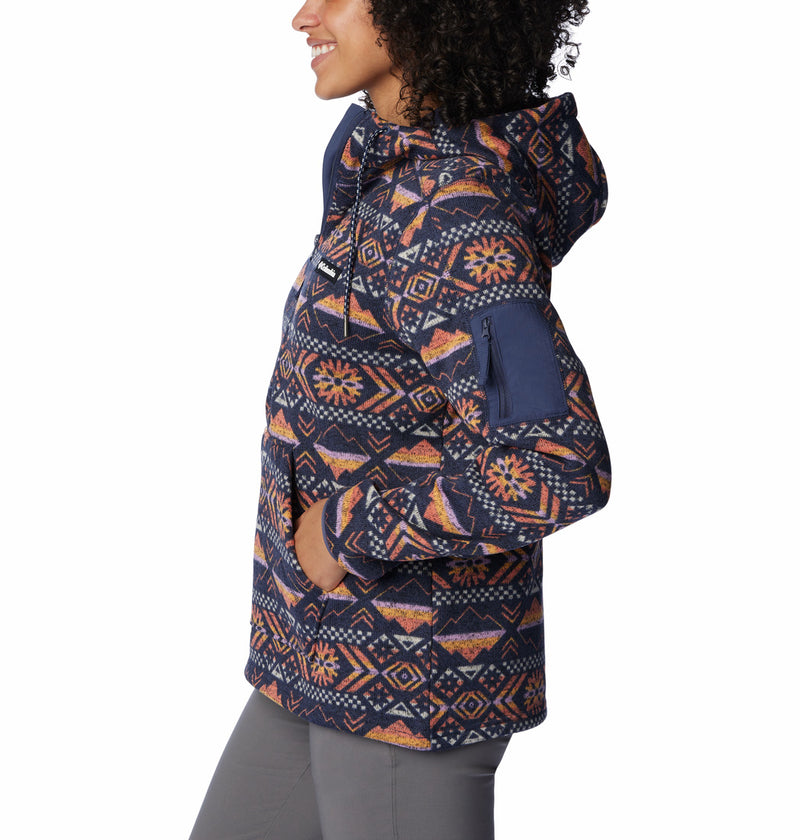 Columbia Womens Sweater Weather Fleece Hooded Pullover