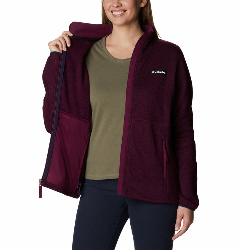 Columbia Womens Sweater Weather Fleece Full Zip Jacket