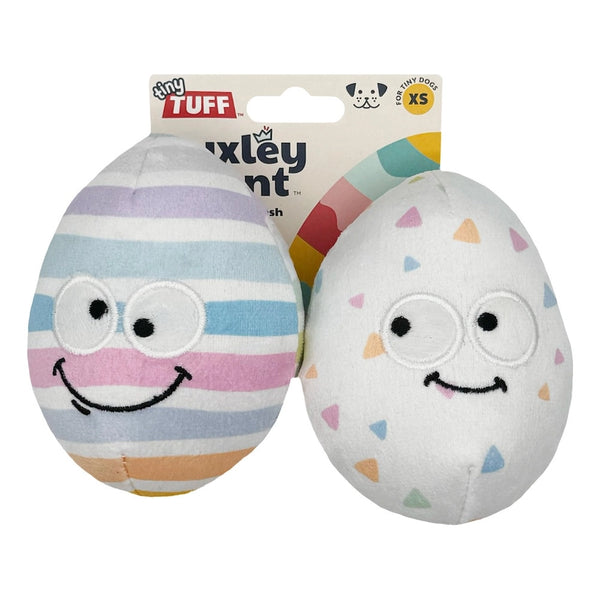 Huxley & Kent Tiny Tuff Squeaky Eggs Set - 2 pk