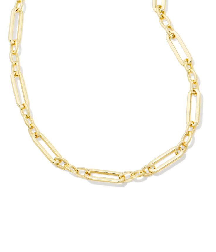 Kendra Scott Heather Link & Chain Necklace - 14K Gold Plated