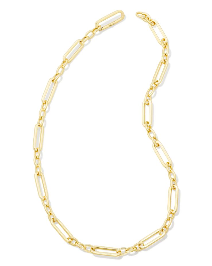 Kendra Scott Heather Link & Chain Necklace - 14K Gold Plated