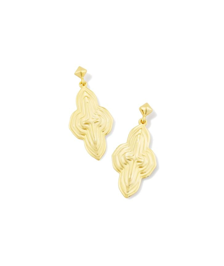 Kendra Scott Abbie Metal Drop Earrings - 14k Gold Plated