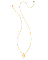 Kendra Scott Kinsley Necklace - Ivory Mother-of-Pearl, 14K Gold Plated