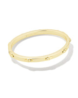 Kendra Scott Abbie Metal Bangle Bracelet - 14K Gold Plated - Size S/M