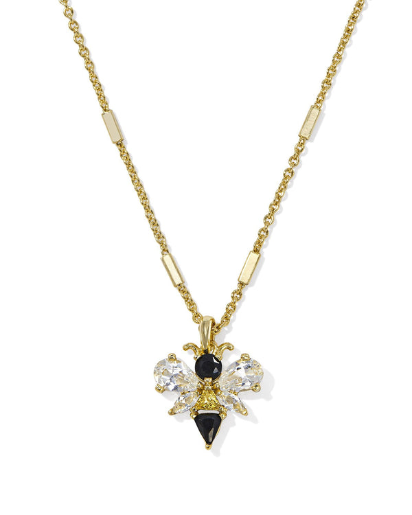 Kendra Scott Bee Short Pendant Necklace - Gold Plated