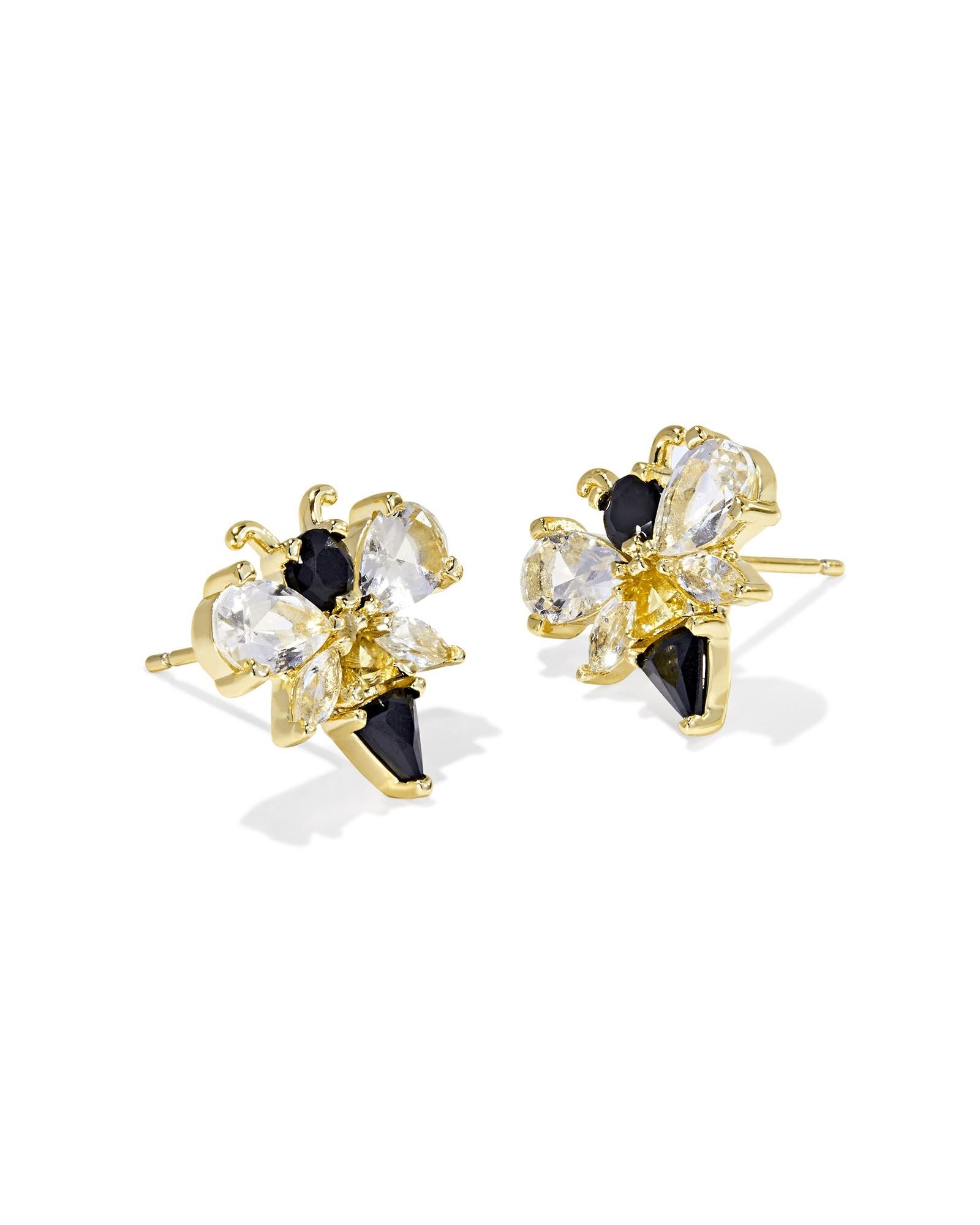 Kendra Scott Bee Stud Earrings - Gold Plated