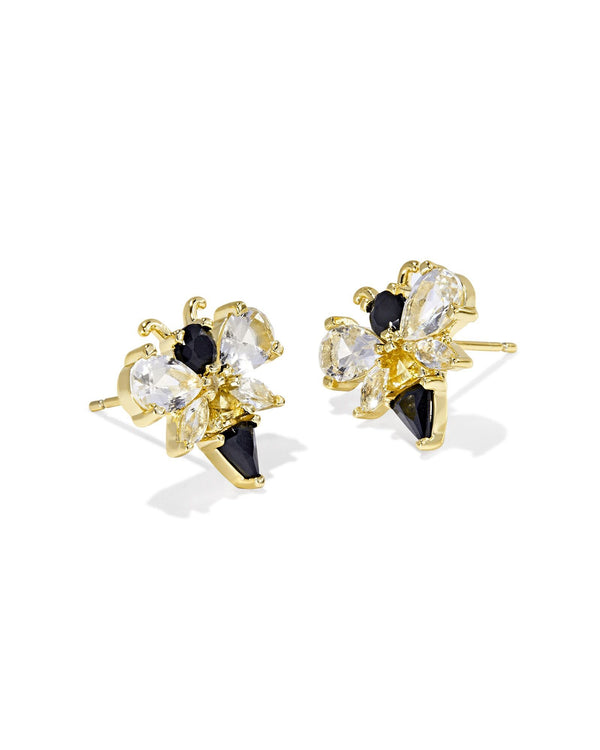 Kendra Scott Bee Stud Earrings - Gold Plated