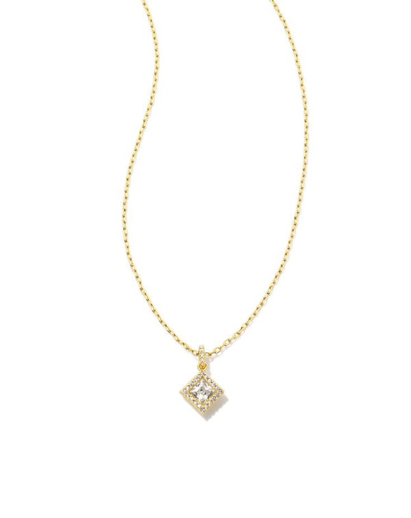 Kendra Scott Gracie Necklace - White, 14K Gold Plated