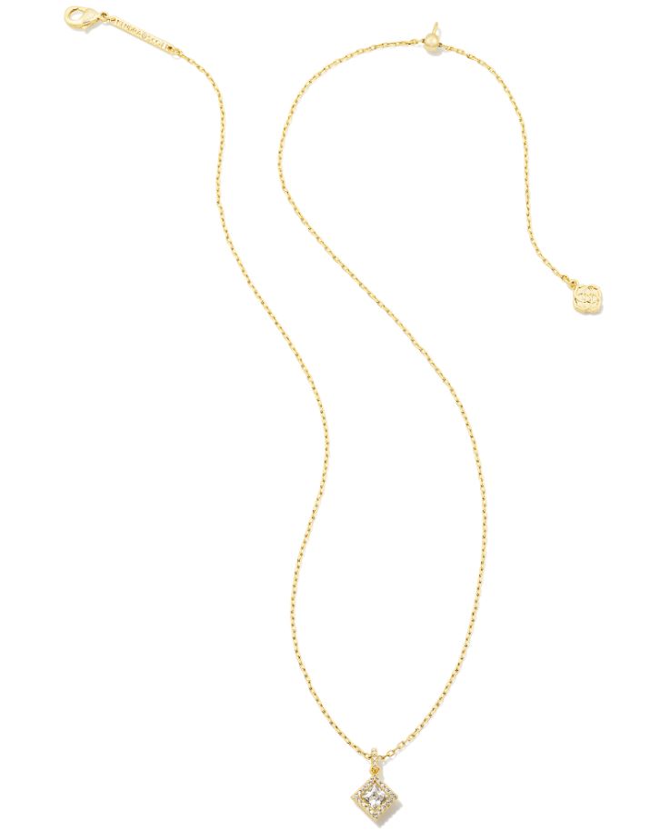 Kendra Scott Gracie Necklace - White, 14K Gold Plated