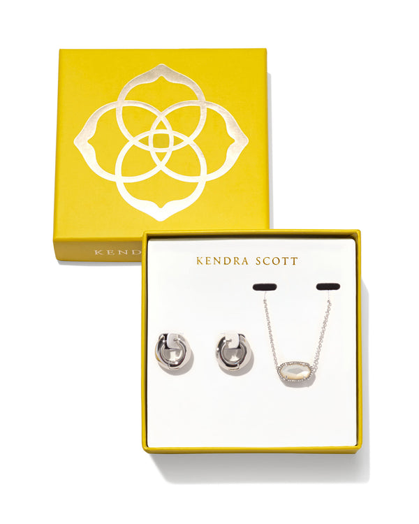Kendra Scott Elisa Mikki Ivory Mother Of Pearl Gift Set