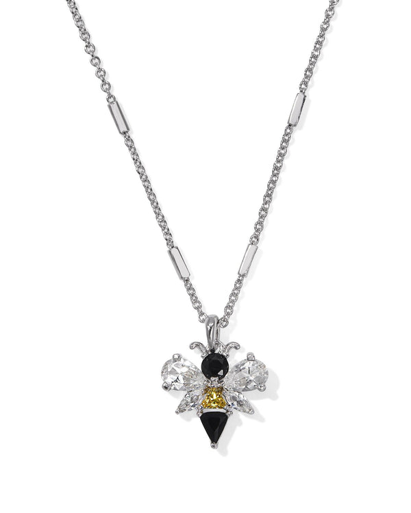 Kendra Scott Bee Short Pendant Necklace - Silver Plated