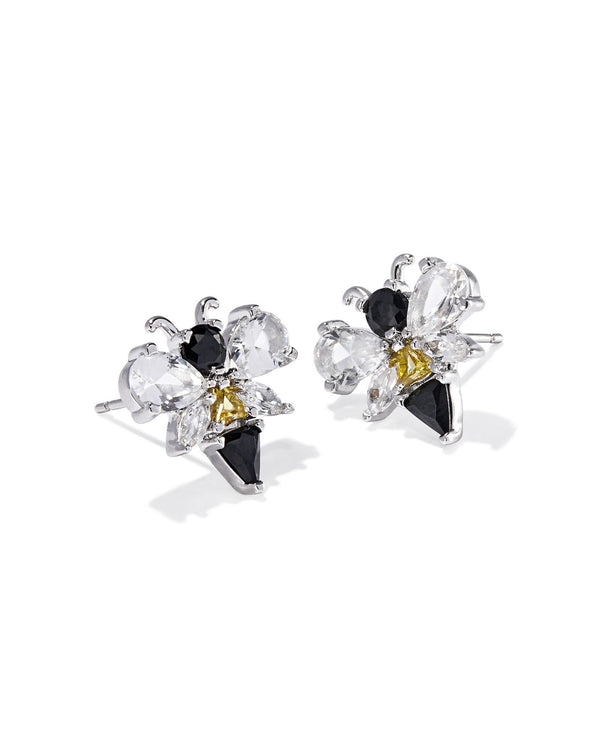 Kendra Scott Bee Stud Earrings - Silver Plated