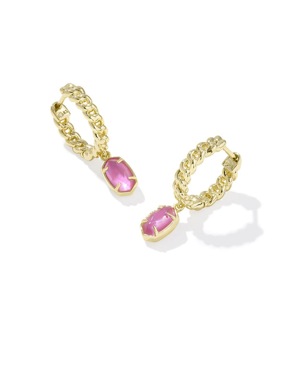 Kendra Scott Emilie Azalea Illusion Huggie Earrings - Gold Plated