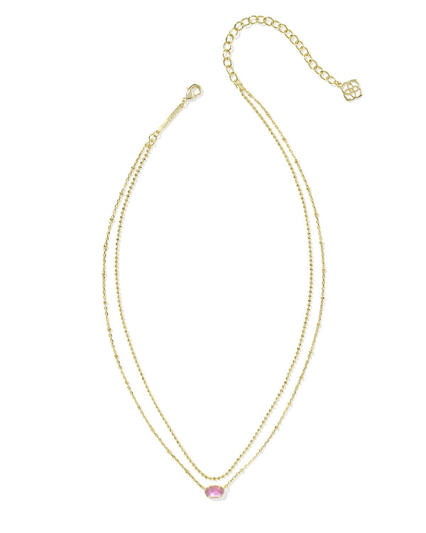 Kendra Scott Emilie Multi Strand Azalea Illusion Necklace - Gold Plated