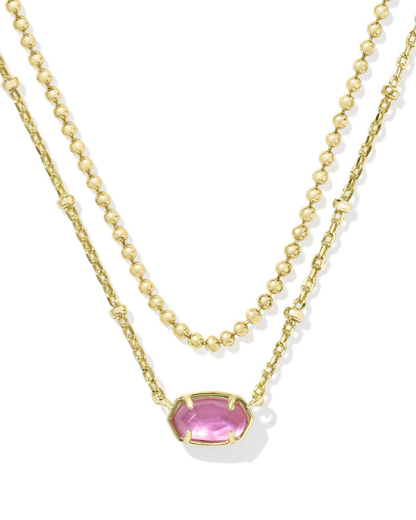 Kendra Scott Emilie Multi Strand Azalea Illusion Necklace - Gold Plated