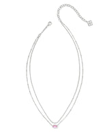 Kendra Scott Emilie Multi Strand Azalea Illusion Necklace - Silver Plated