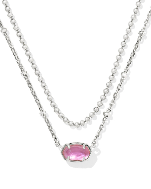 Kendra Scott Emilie Multi Strand Azalea Illusion Necklace - Silver Plated