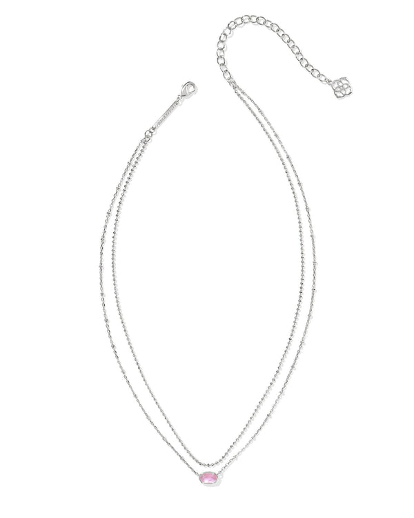 Kendra Scott Emilie Multi Strand Azalea Illusion Necklace - Silver Plated
