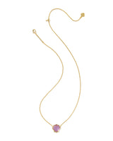 Kendra Scott Brynne Shell Gold Short Pendant Necklace