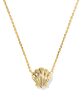Kendra Scott Brynne Shell Gold Short Pendant Necklace